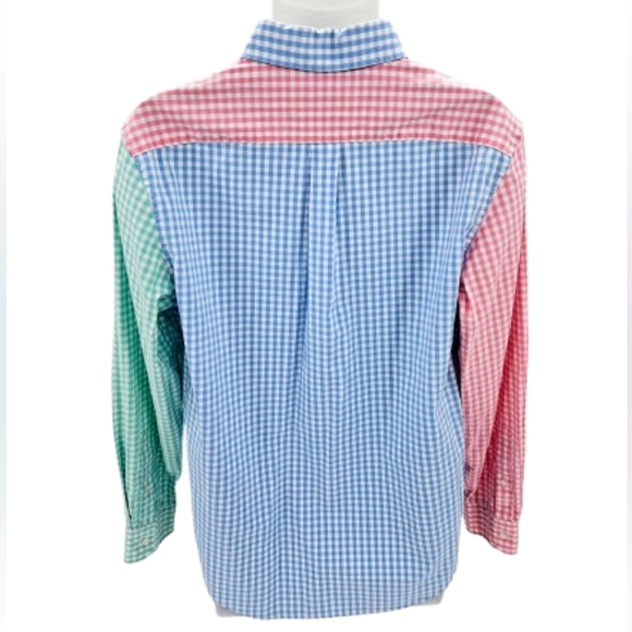 Vineyard Vines Carleton Gingham Party Stretch Classic Fit Tucker Shirt - Picture 3 of 9